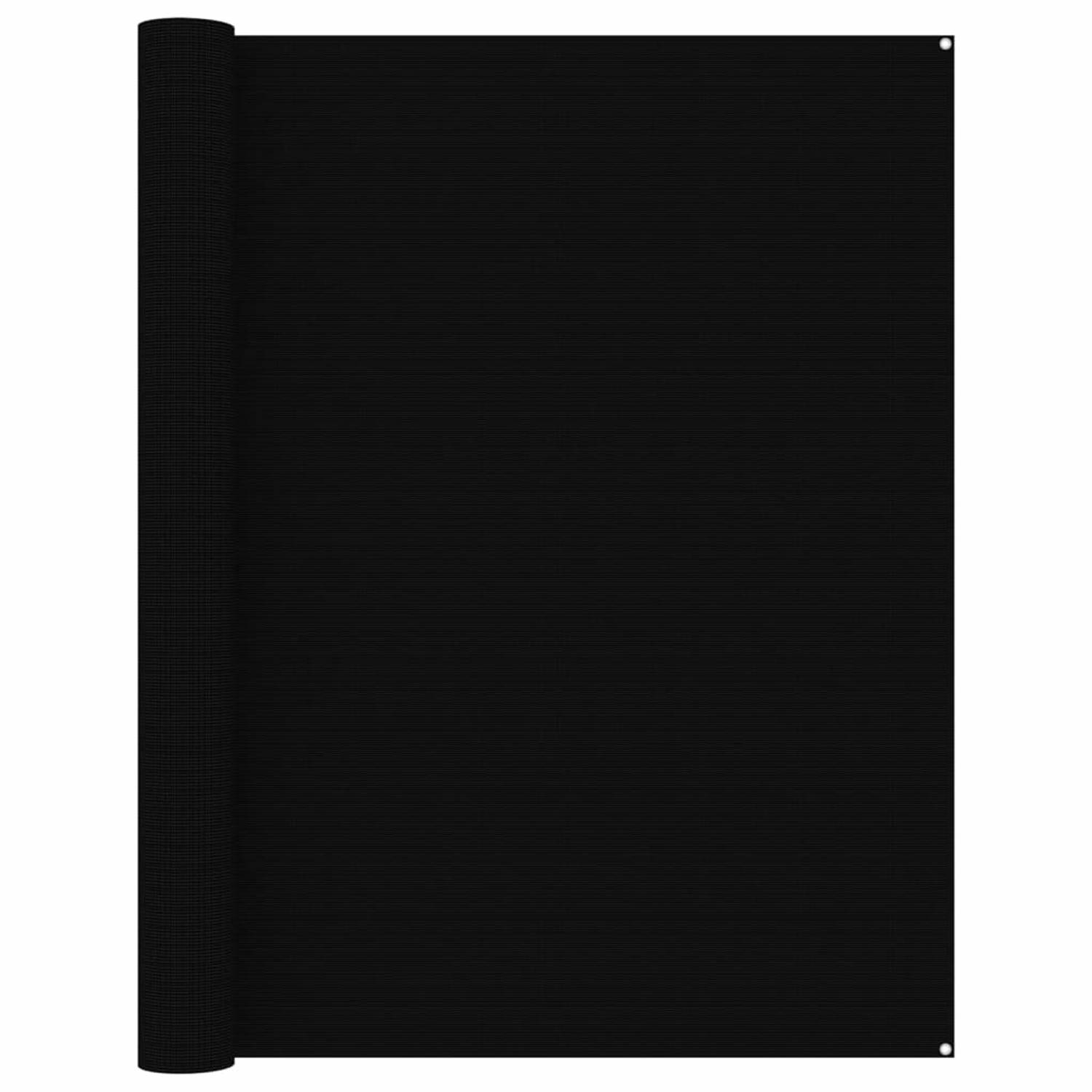 vidaXL Tenttapijt 250x500 cm zwart