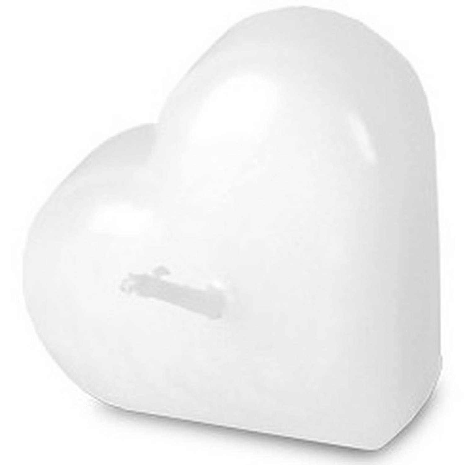 symbool Honger Signaal 15x Drijvende hart kaarsen wit 3,8 cm 4 branduren - Waxinelichtjes | Blokker