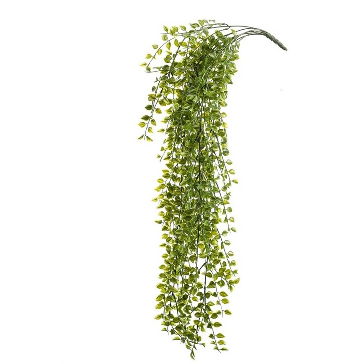 Groene Ficus kunstplant hangende tak 80 cm UV bestendig - Kunstplanten