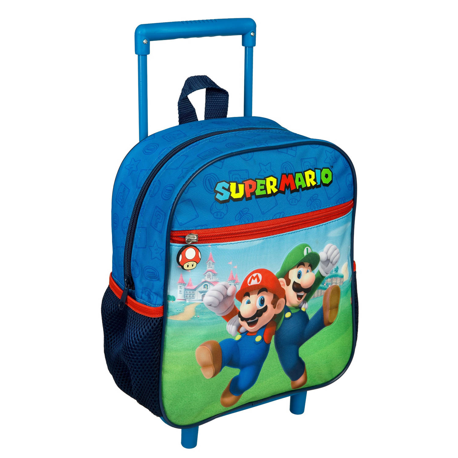 Super Mario trolley/reis rugtas koffertje voor kinderen - Kinder reiskoffers