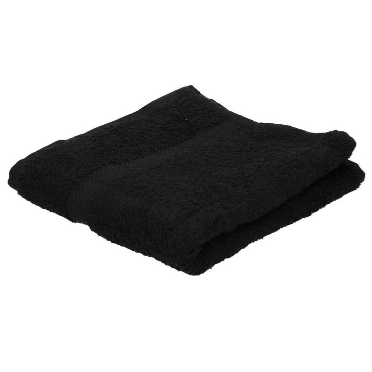 Badkamer-douche Handdoeken Zwart 70 X 140 Cm Badhanddoek