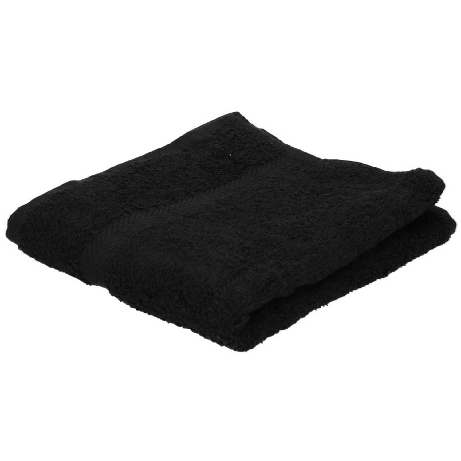 Badkamer-douche Handdoeken Zwart 50 X 90 Cm Badhanddoek