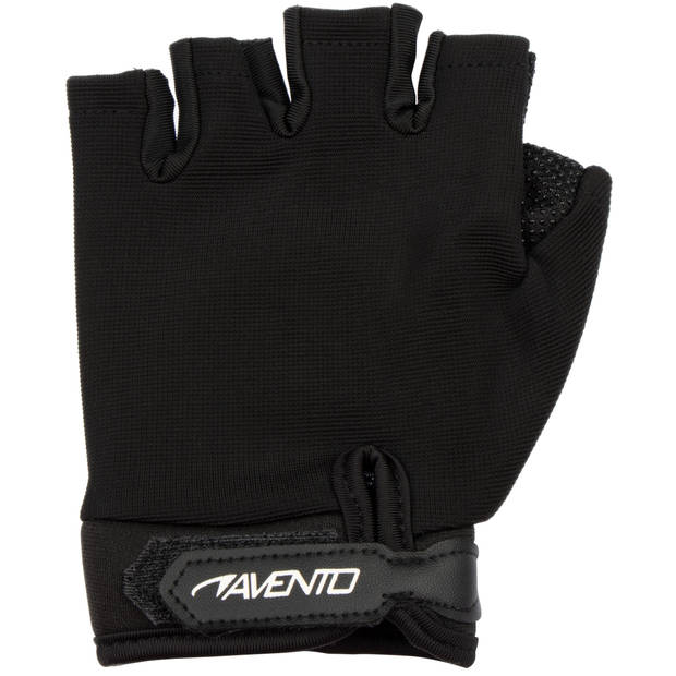 Avento fitness-handschoenen polyester/mesh zwart maat L-XL