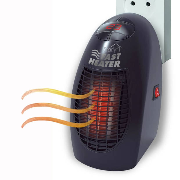 Starlyf stopcontactverwarming 400W - mini heater / radiator voor in het stopcontact - verwarming voor max. 20m2.