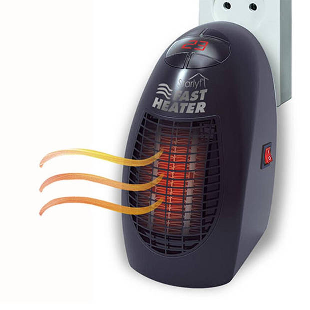 Starlyf stopcontactverwarming 400W - mini heater / radiator voor in het stopcontact - verwarming voor max. 20m2.