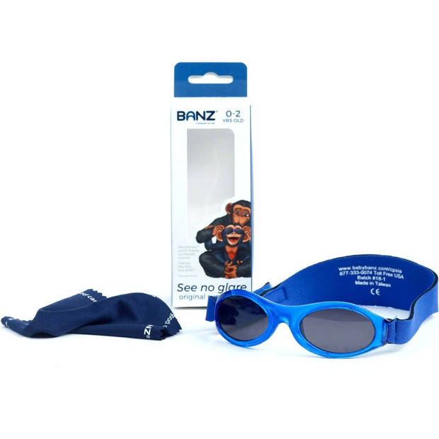 Kidz BANZ zonnebril oceaan blauw (2-5 jaar)