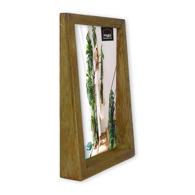 HAES DECO - Houten Fotolijst Almeria voor 1 foto 13x18 cm verticaal - SP11518