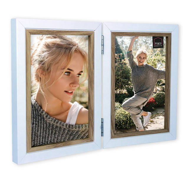 HAES DECO - Houten Fotolijst Duo Fevik 2 x 10x15 - DP11215