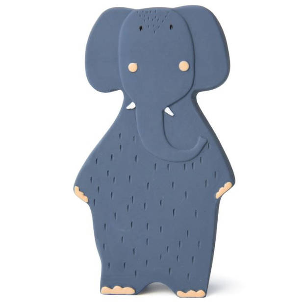 Trixie bijt- en badspeelgoed Mrs. Elephant 12 cm rubber blauw