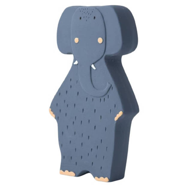 Trixie bijt- en badspeelgoed Mrs. Elephant 12 cm rubber blauw