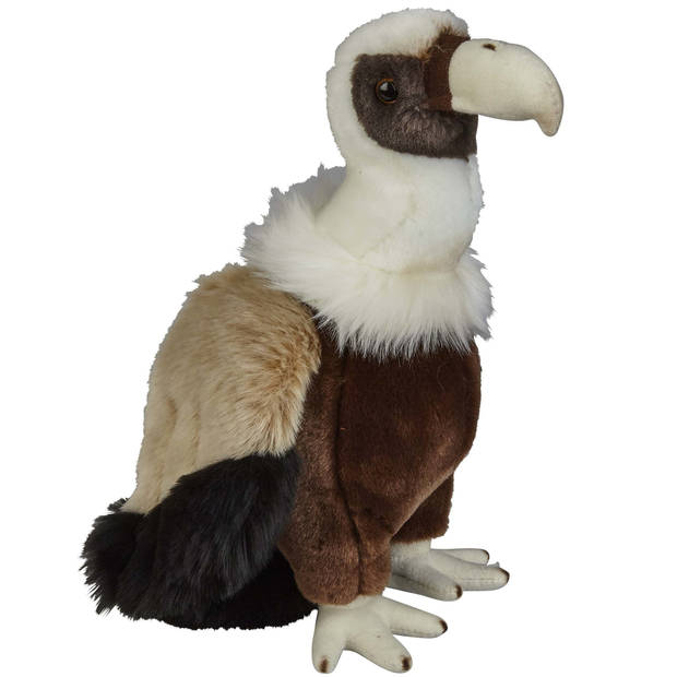 Pluche knuffel dieren Vale Gier roofvogel van 28 cm - Vogel knuffels