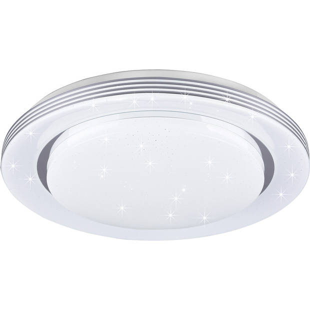 LED Plafondlamp - Plafondverlichting - Trion Atras - 22.5W - Aanpasbare Kleur - Afstandsbediening - Dimbaar - Sterlicht