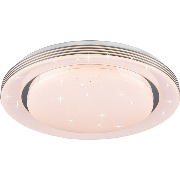 LED Plafondlamp - Plafondverlichting - Trion Atras - 22.5W - Aanpasbare Kleur - Afstandsbediening - Dimbaar - Sterlicht