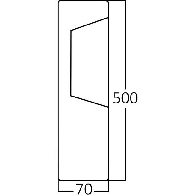 LED Tuinverlichting - Staande Buitenlamp - Brinton Tarin - 7W - Warm Wit 3000K - Mat Antraciet - Rond - Aluminium - 50cm