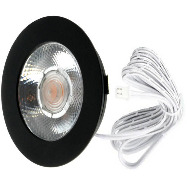 EcoDim - LED Spot Keukenverlichting - ED-10046 - 3W - Warm Wit 2700K - Dimbaar - Waterdicht IP54 - Onderbouwspot -