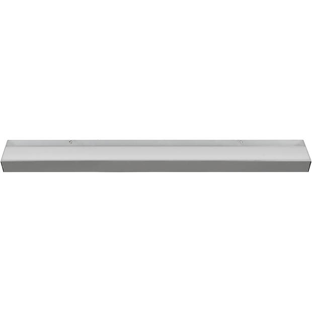 LED Wandlamp - Trion Rolan - Up en Down - 13W - Warm Wit 3000K - Rechthoek - Mat Chroom - Aluminium