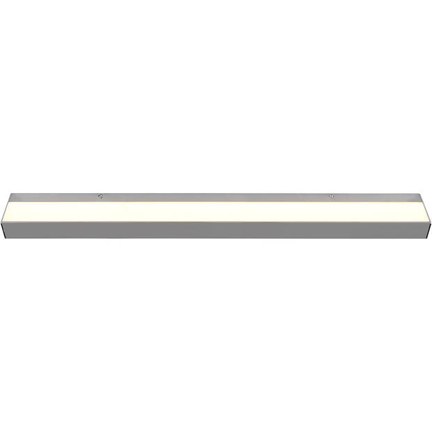 LED Wandlamp - Trion Rolan - Up en Down - 13W - Warm Wit 3000K - Rechthoek - Mat Chroom - Aluminium