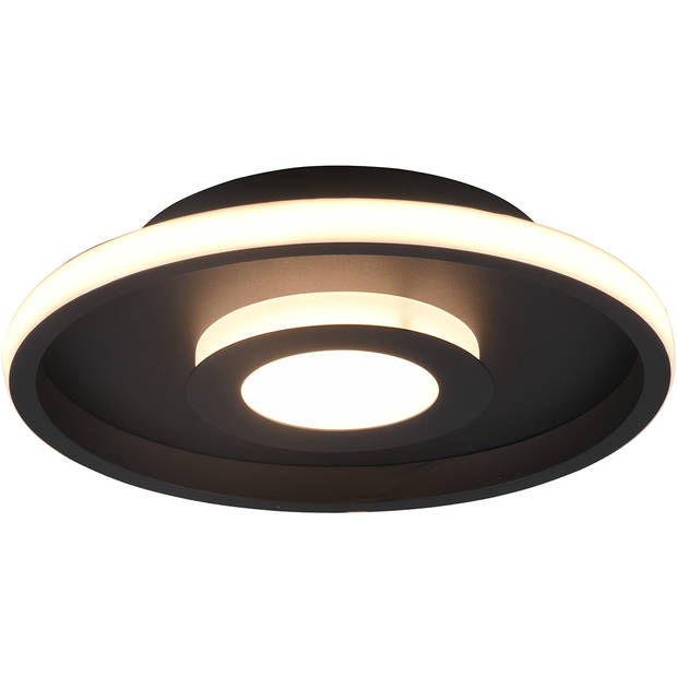 LED Plafondlamp - Badkamerlamp - Trion Asmaya - Opbouw Rond 28W - Spatwaterdicht IP44 - Dimbaar - Warm Wit 3000K - Mat