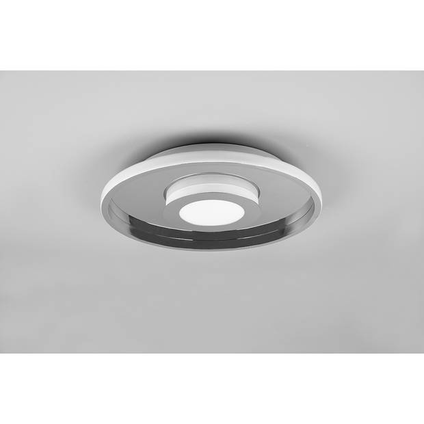 LED Plafondlamp - Badkamerlamp - Trion Asmaya - Opbouw Rond 35W - Spatwaterdicht IP44 - Dimbaar - Warm Wit 3000K - Mat