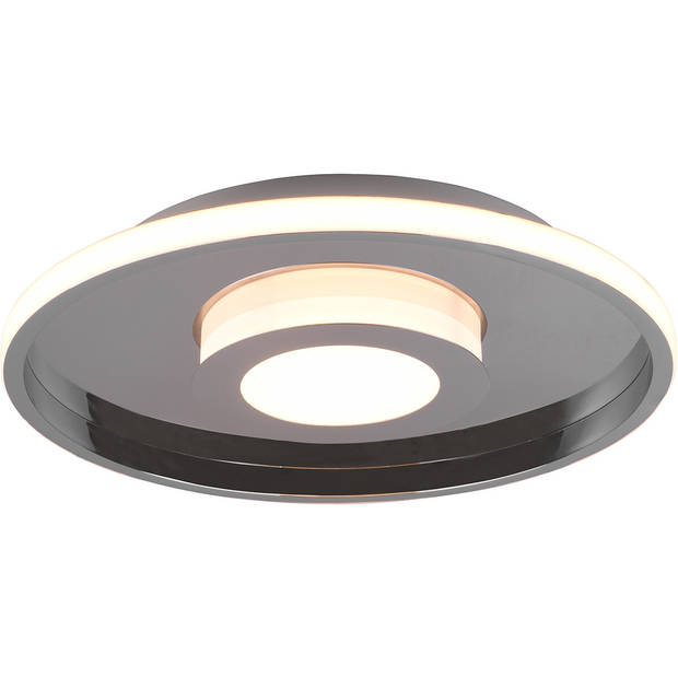 LED Plafondlamp - Badkamerlamp - Trion Asmaya - Opbouw Rond 35W - Spatwaterdicht IP44 - Dimbaar - Warm Wit 3000K - Mat