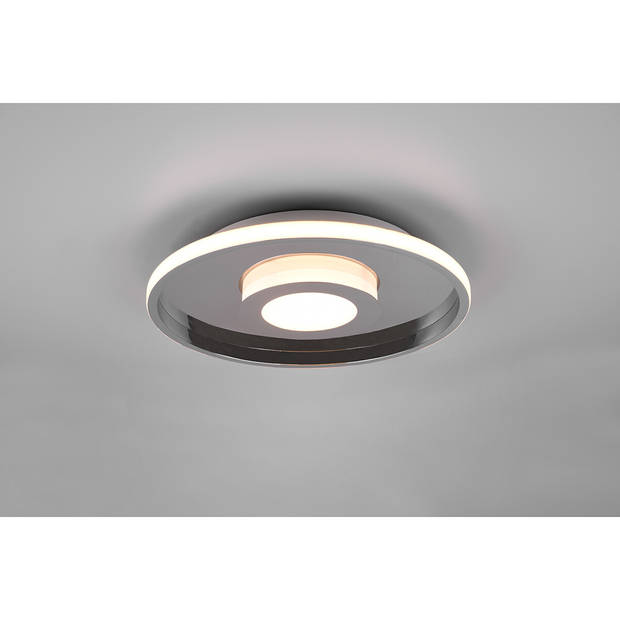 LED Plafondlamp - Badkamerlamp - Trion Asmaya - Opbouw Rond 35W - Spatwaterdicht IP44 - Dimbaar - Warm Wit 3000K - Mat