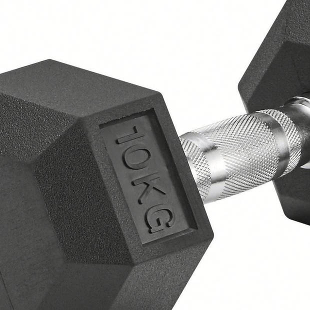 Toorx Fitness MEG Hexagon Dumbbell - per stuk 8 kg