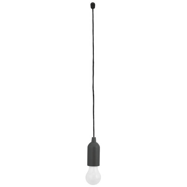 Treklamp LED op batterijen zwart 16 cm - Hanglampen
