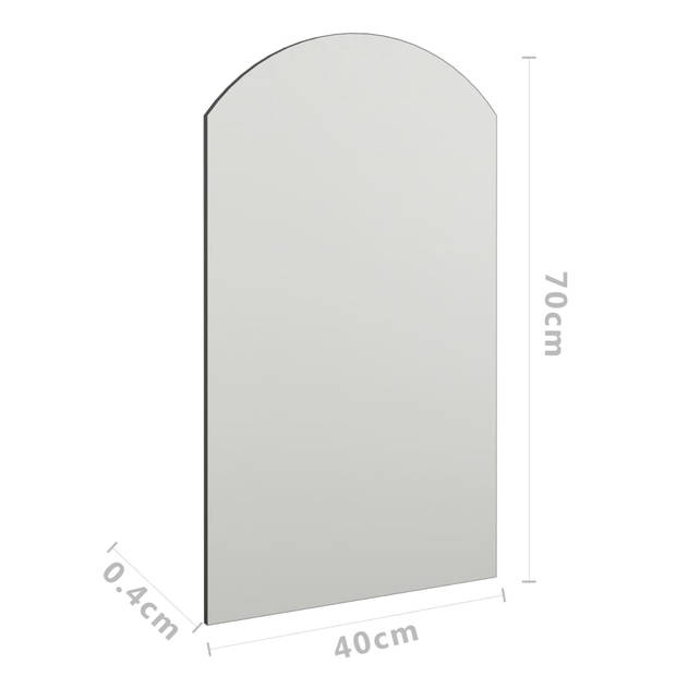 vidaXL Spiegel 70x40 cm glas