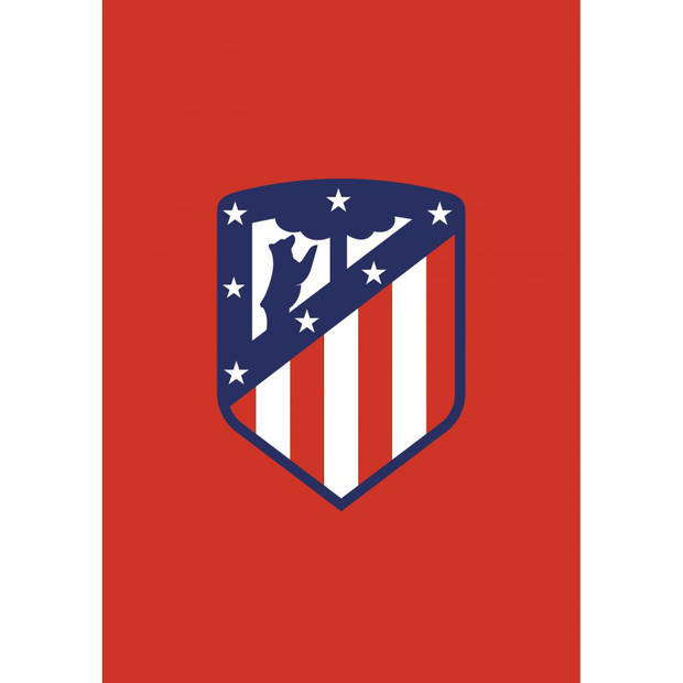 Atletico Madrid Fleece deken Logo - 130 x 170 cm - Polyester