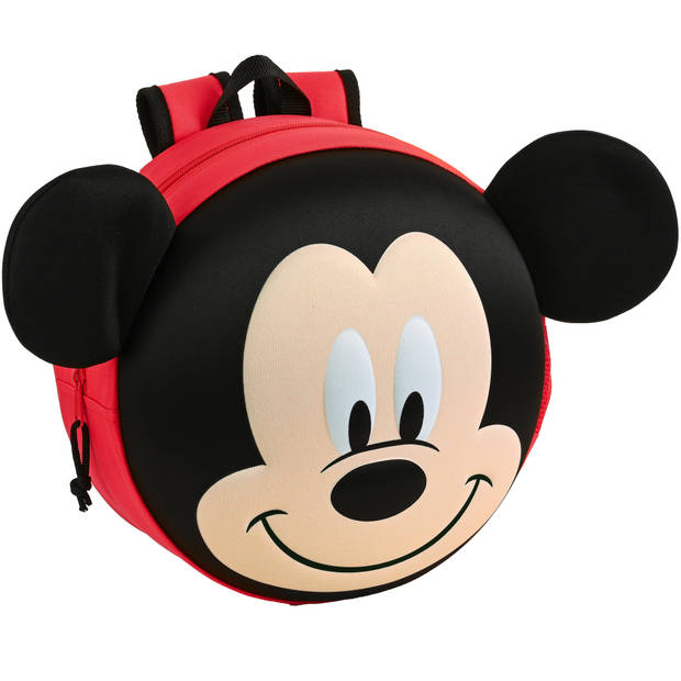 Disney Mickey Mouse Peuterrugzak 3D - 31 x 31 x 10 cm- Polyester