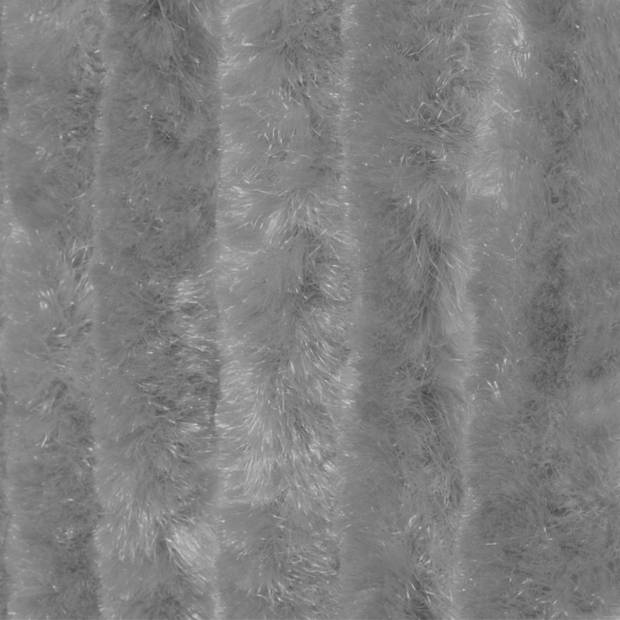 Grijs anti insecten kattenstaarten gordijn 90 x 220 cm - Vliegengordijnen