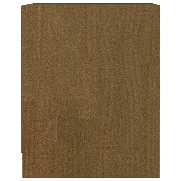 vidaXL Nachtkastjes 2st 35,5x33,5x41,5 cm massief grenenhout