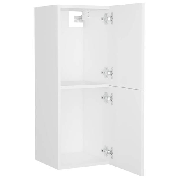 The Living Store Badkamermeubelset - Wastafelkast - Lage kast - Hoge kast - 60x38.5x46cm - 30x30x80cm -