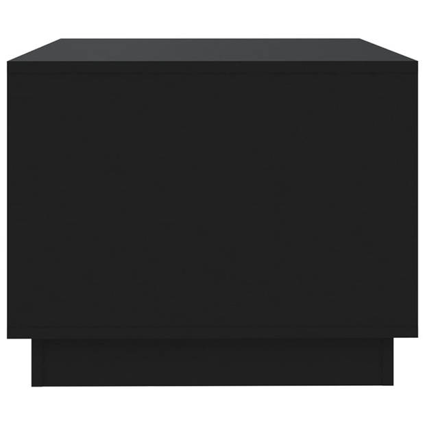 vidaXL Salontafel 102,5x55x44 cm bewerkt hout zwart