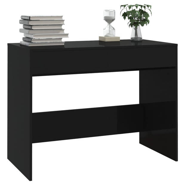 The Living Store - Bureau - 101 x 50 x 76.5 cm - zwart - spaanplaat