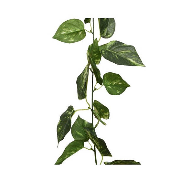 Planten slinger klimop - 2x - Hedera helix - 180 cm - groen - kunstplant - Kunstplanten