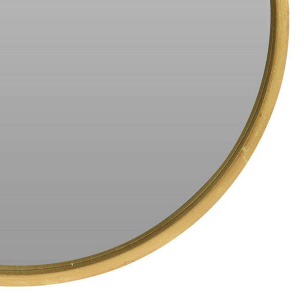 Ronde wandspiegel goud hout 50 cm - Spiegels