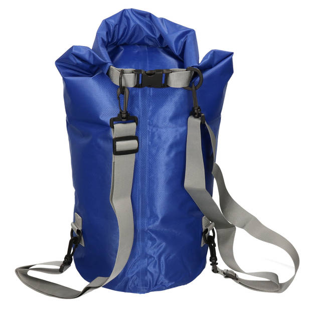 Waterdichte duffel bag/plunjezak 20 liter blauw - Reistas (volwassen)