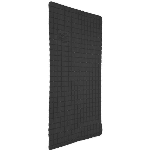 Excellent Houseware Badmat - anti-slip - zwart - 69x39 cm - Badmatjes
