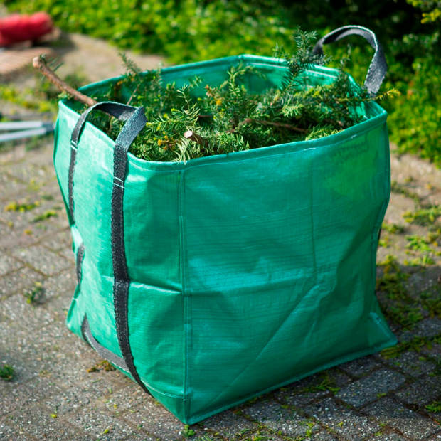 1x Groene tuinafval zakken 252 liter - Tuinafvalzak