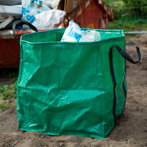 1x Groene tuinafval zakken 252 liter - Tuinafvalzak