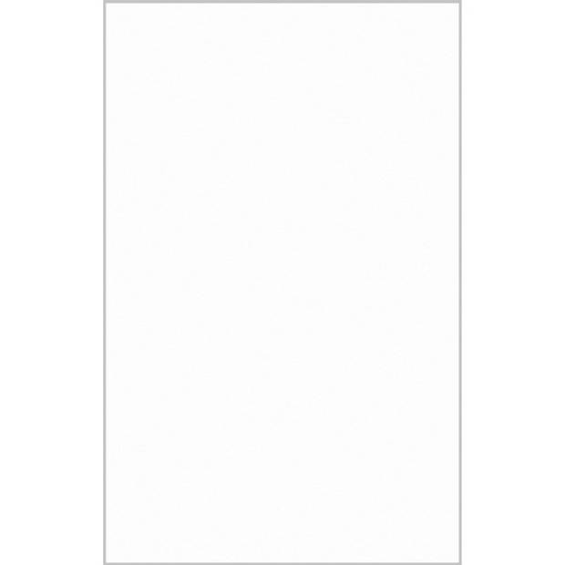 Witte afneembare tafelkleden/tafellakens 138 x 220 cm papier/kunststof - Feesttafelkleden
