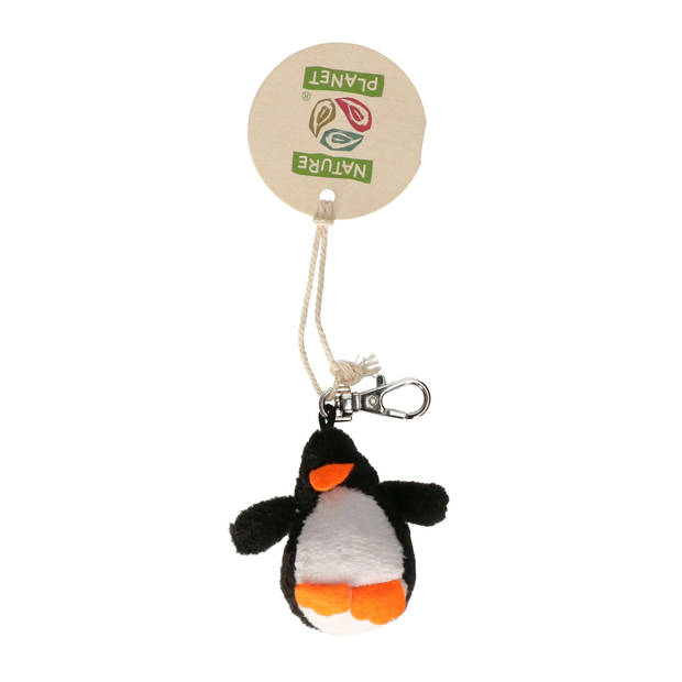 Pluche sleutelhanger Pinguin knuffel 6 cm - Knuffel sleutelhangers