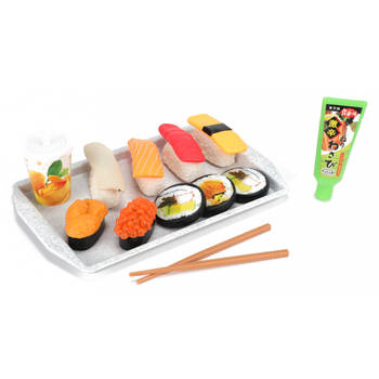 Toi-Toys speelset Food Market sushi junior 28,5 cm 14-delig