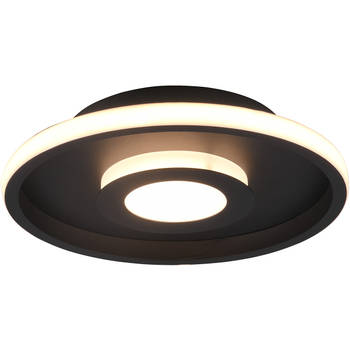 LED Plafondlamp - Badkamerlamp - Trion Asmaya - Opbouw Rond 28W - Spatwaterdicht IP44 - Dimbaar - Warm Wit 3000K - Mat