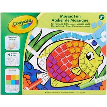 Goliath Crayola Mosaic Fun - 4 mozaïekborden incl. stiften en foamplaten