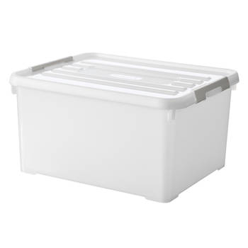 Curver Handy+ Recycled Opbergbox - 35L - Milky Wit