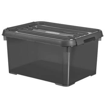 Curver Handy+ Recycled Opbergbox - 15L - Zwart