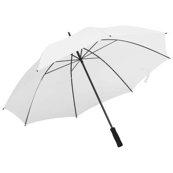 Blokker vidaXL Paraplu 130 cm wit aanbieding