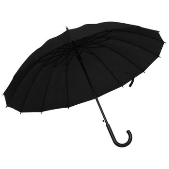 Blokker vidaXL Paraplu automatisch 105 cm zwart aanbieding